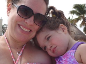 snuggled at the beach